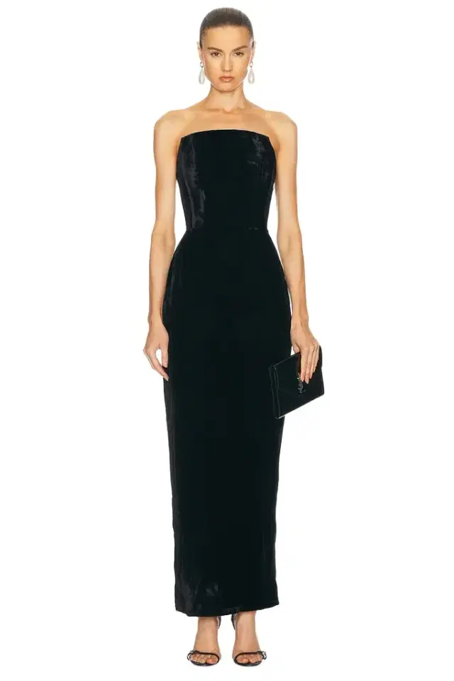 LPA Emery Velvet Maxi Dress