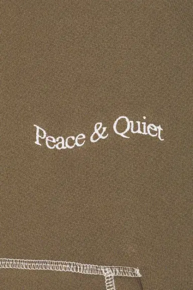 Museum of Peace and Quiet Wordmark Reverse Stitched Hoodie | Thumbnail 5