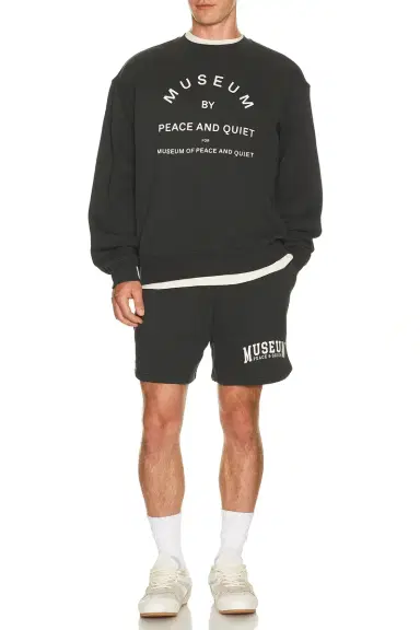 Museum of Peace and Quiet Museum By Pq Crewneck | Thumbnail 3