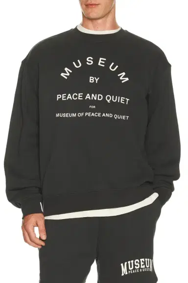 Museum of Peace and Quiet Museum By Pq Crewneck | Thumbnail 1