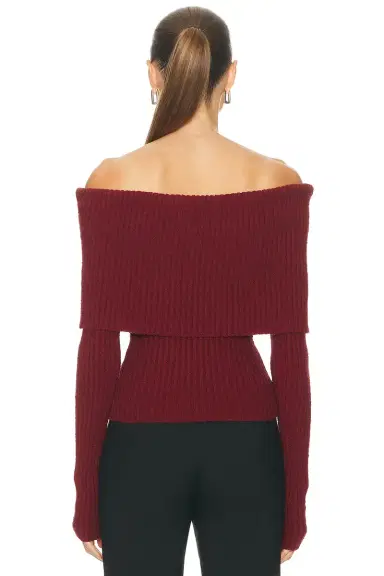 L'Academie Namir Off Shoulder Sweater | Thumbnail 3