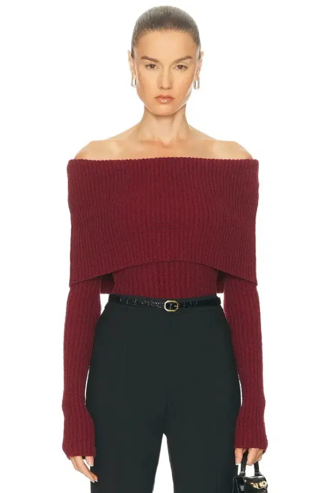 L'Academie Namir Off Shoulder Sweater