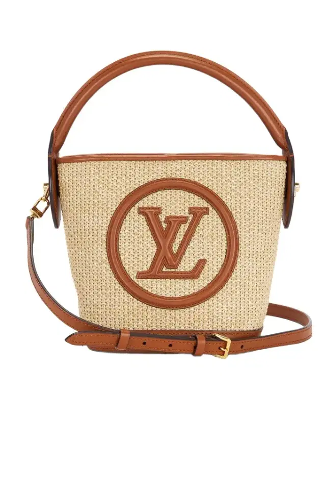 Louis Vuitton Louis Vuitton Raffia Petite Bucket NM Bag