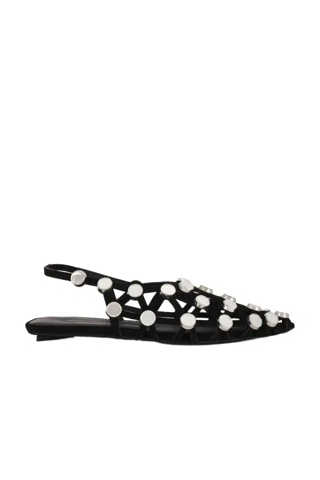 The Attico Grid Ballerina Flat