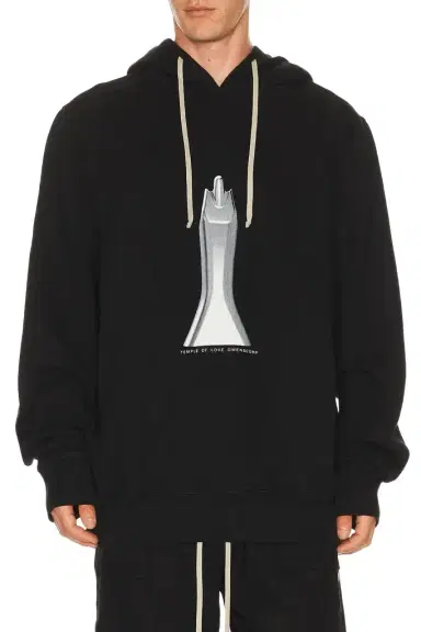 DRKSHDW by Rick Owens Sister Graphic Oversized Hoodie | Thumbnail 1