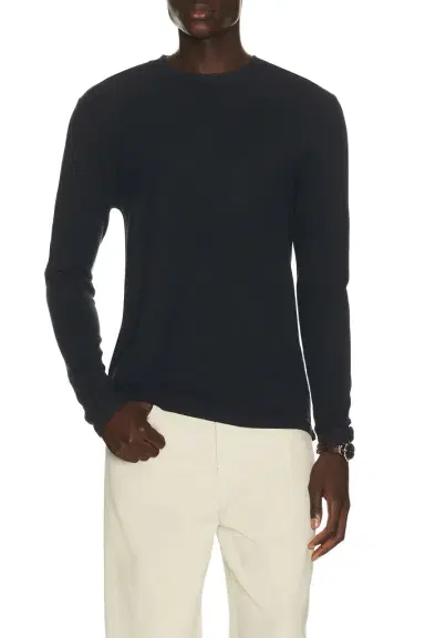 NN07 Clive Waffle Knit Tee 3323 | Thumbnail 1