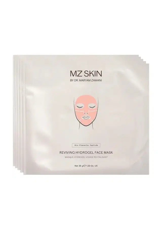 MZ Skin Bio-Placenta Peptide Reviving Hydrogel Face Mask 5 Pack