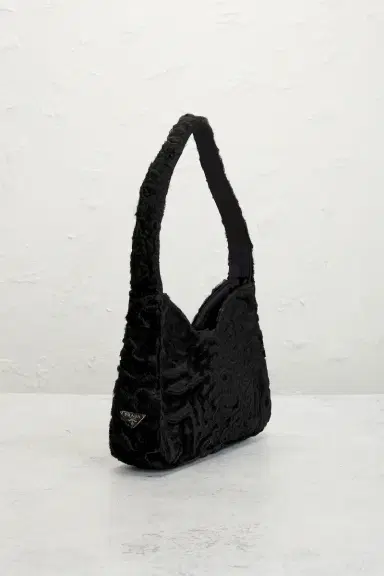 Prada Prada Astrakhan Fur Shoulder Bag | Thumbnail 4 Prada Prada Astrakhan Fur Shoulder Bag | Thumbnail 4