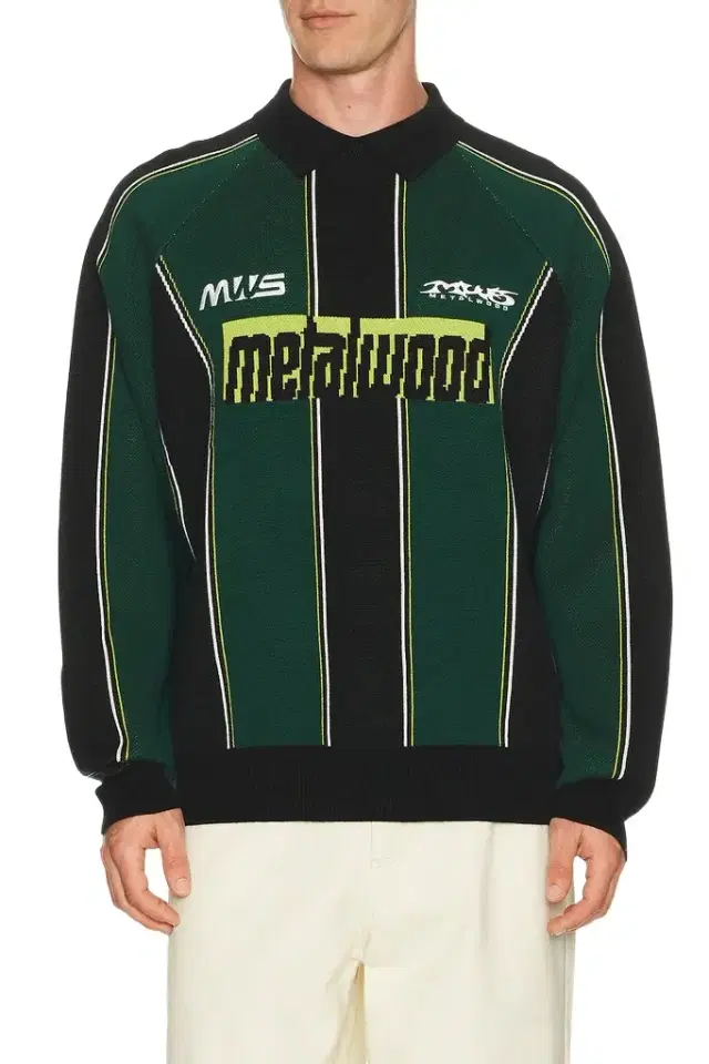 Metalwood Studio Knit Football Top