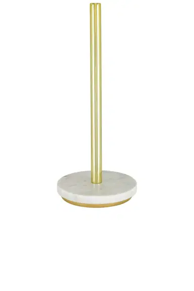 HAWKINS NEW YORK Simple Marble + Brass Paper Towel Holder | Thumbnail 1 HAWKINS NEW YORK Simple Marble + Brass Paper Towel Holder | Thumbnail 1