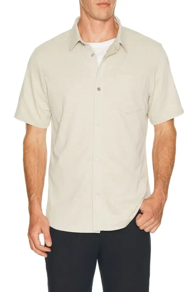 Vuori Knit Oxford Button Down Shirt