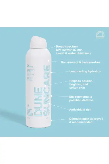 DUNE Suncare The Melt Mist SPF 50 | Thumbnail 2 DUNE Suncare The Melt Mist SPF 50 | Thumbnail 2