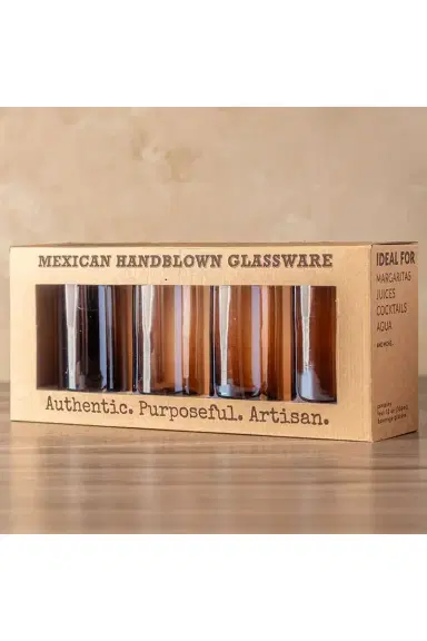 Verve Culture Set Of 4 Tamarind Highball Glass | Thumbnail 6