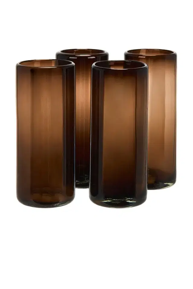 Verve Culture Set Of 4 Tamarind Highball Glass