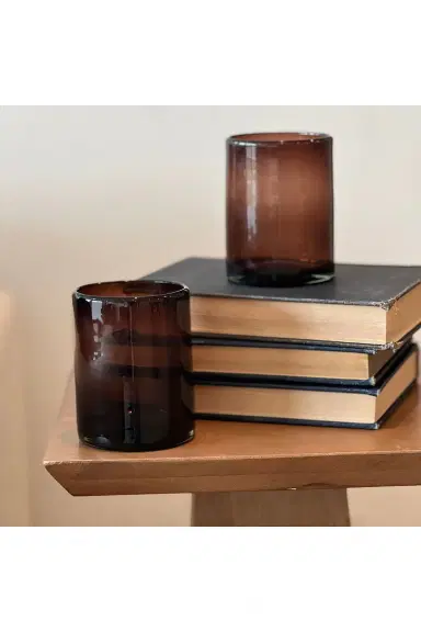 Verve Culture Set Of 4 Tamarind Handblown Glasses | Thumbnail 5