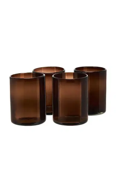 Verve Culture Set Of 4 Tamarind Handblown Glasses | Thumbnail 1