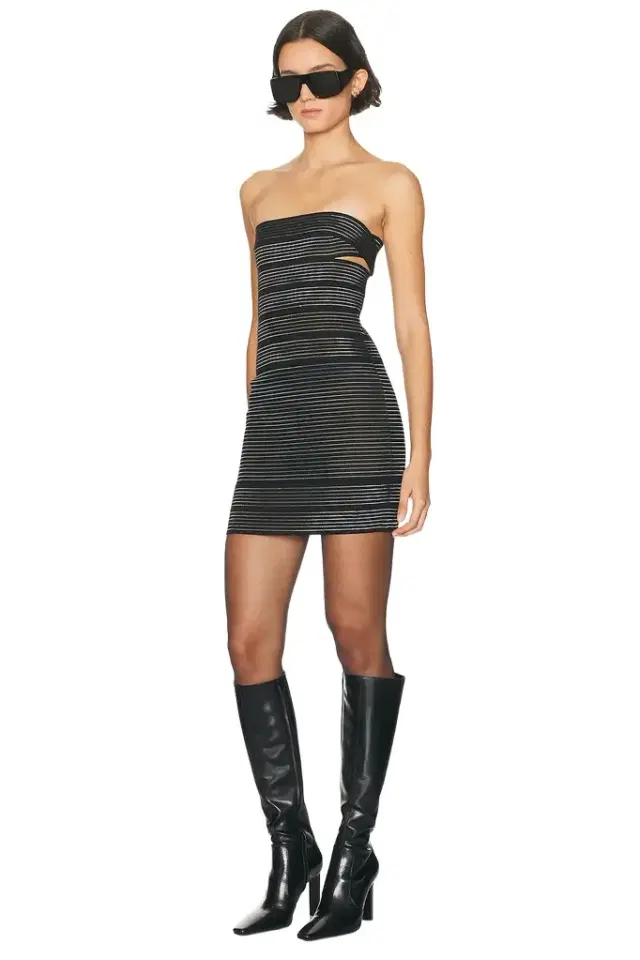 HAELO Elastic Brace Mini Dress