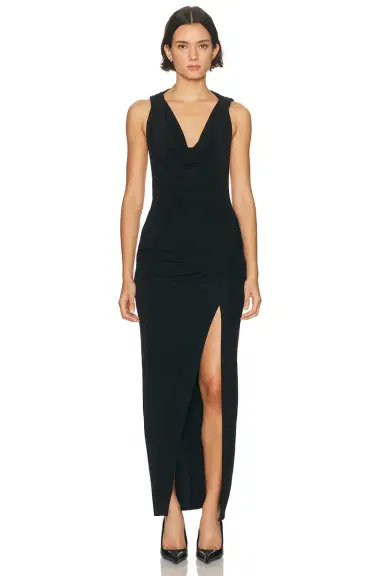 HAELO Hooded Draped Dress | Thumbnail 2 HAELO Hooded Draped Dress | Thumbnail 2