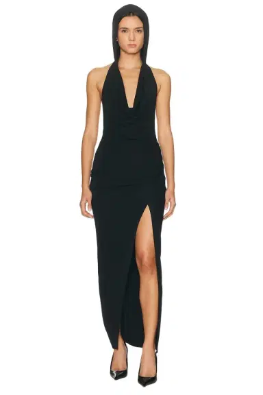 HAELO Hooded Draped Dress | Thumbnail 1 HAELO Hooded Draped Dress | Thumbnail 1