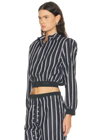 The Attico Striped Poplin Shirt | Thumbnail 2 The Attico Striped Poplin Shirt | Thumbnail 2