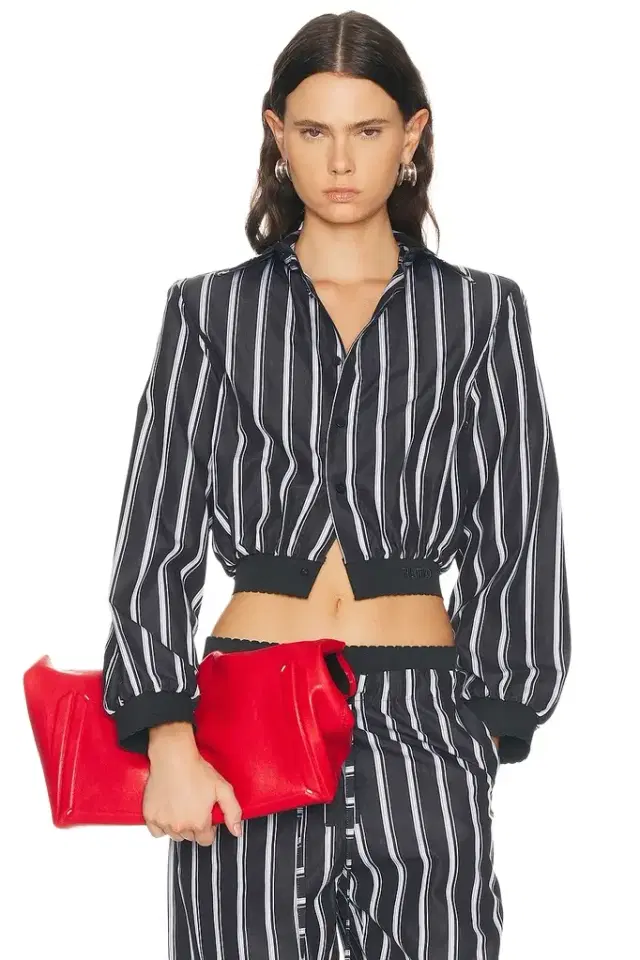 The Attico Striped Poplin Shirt