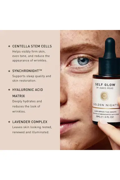 Self Glow by James Read Golden Nights Sleep Repair Tan Drops | Thumbnail 6