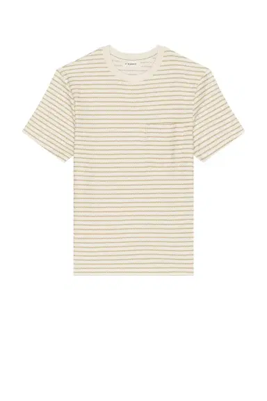 Frame Ribbed Striped Tee | Thumbnail 4 Frame Ribbed Striped Tee | Thumbnail 4