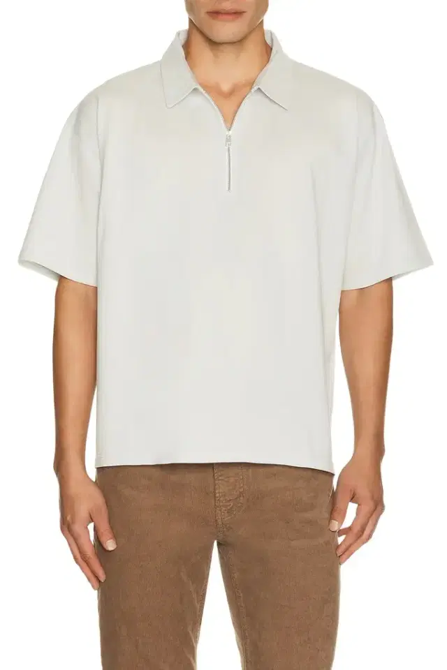 Frame Half Zip Pique Polo