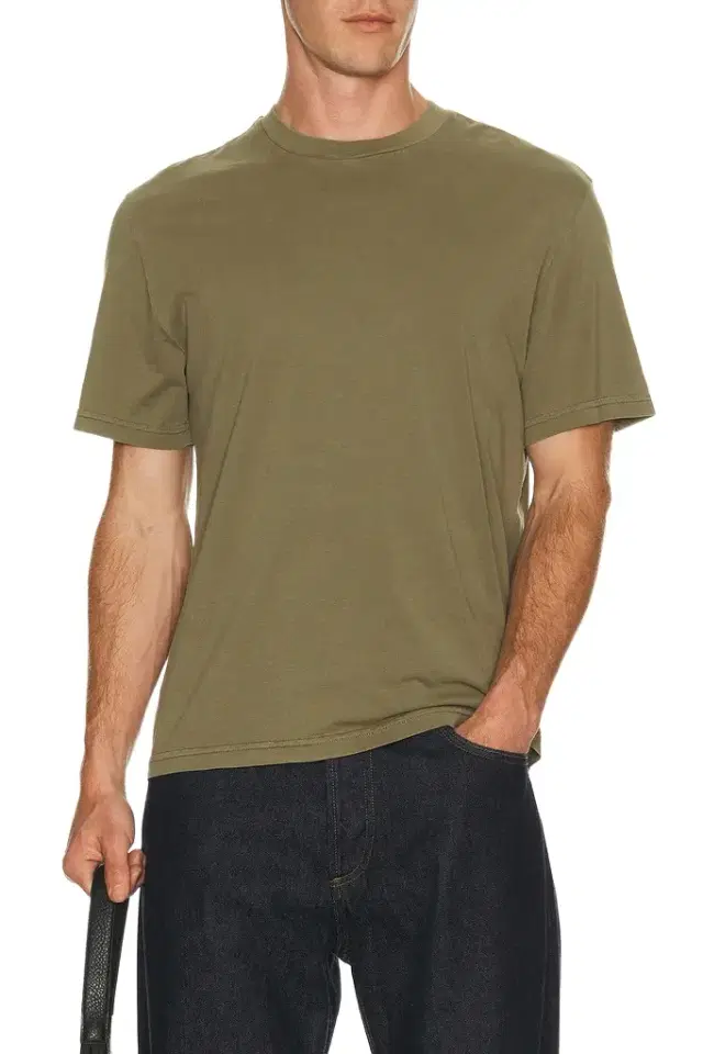 Frame Short Sleeve Light Cotton Tee