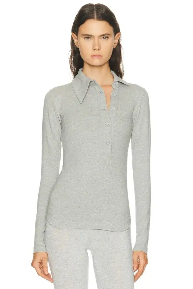 The Attico Long Sleeve Lapel Top