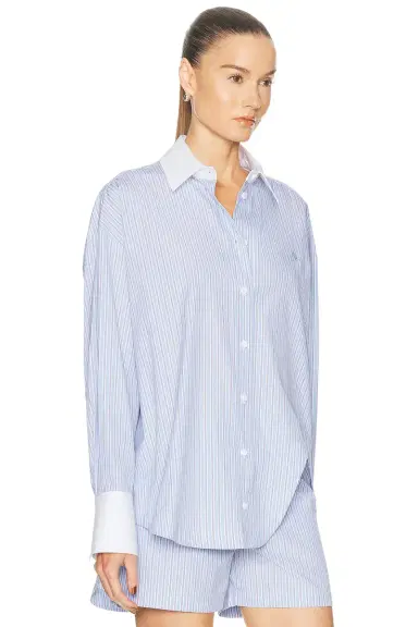 The Attico Striped Button Down Shirt | Thumbnail 2
