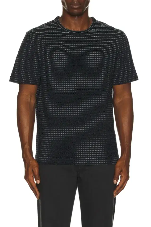 Frame Jacquard Stripe Tee