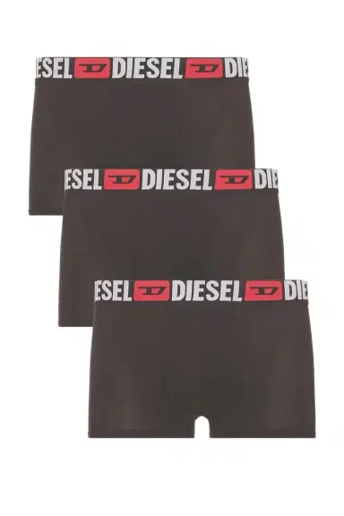 Diesel Three-Pack All Over Logo Waist Boxers | Thumbnail 1