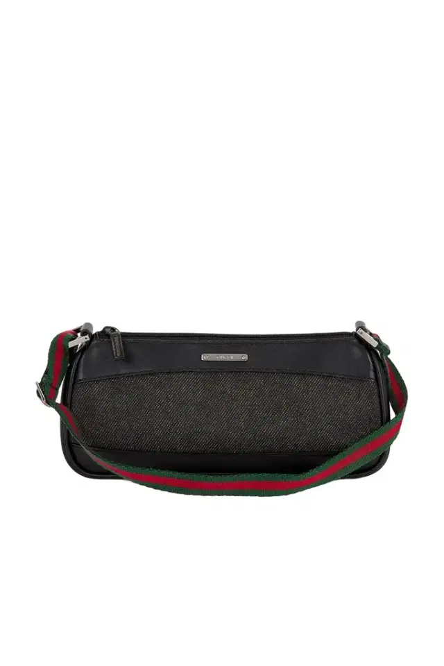 Gucci Gucci Denim Pochette Shoulder Bag
