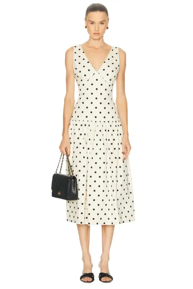 L'Academie Polina Midi Dress