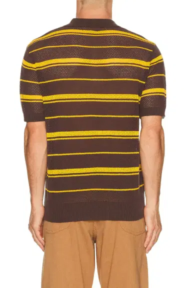 Beams Plus Mesh Polo Stripe | Thumbnail 2
