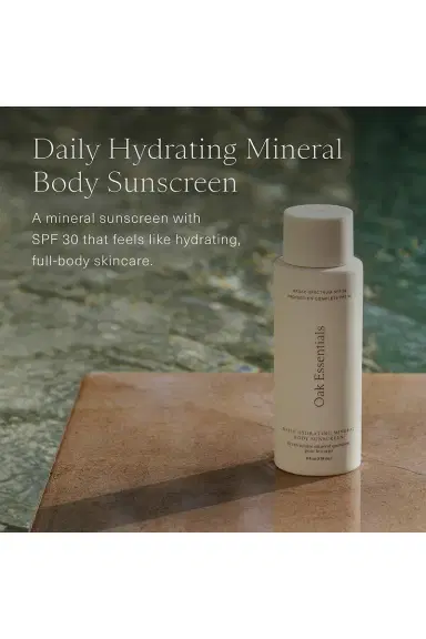 Oak Essentials Daily Hydrating Mineral Body Sunscreen SPF 30 | Thumbnail 3 Oak Essentials Daily Hydrating Mineral Body Sunscreen SPF 30 | Thumbnail 3