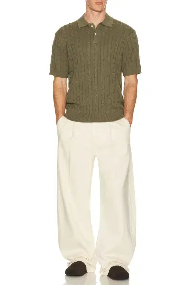 Beams Plus Knit Polo Cable | Thumbnail 3