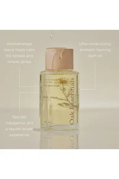 Oak Essentials Cloud Foaming Bath Oil | Thumbnail 3 Oak Essentials Cloud Foaming Bath Oil | Thumbnail 3