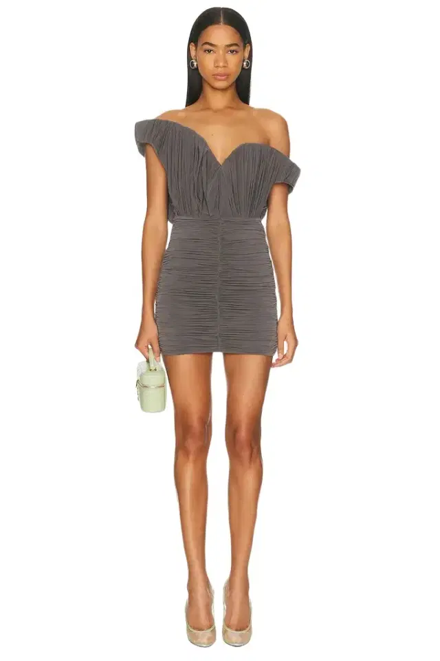 Magda Butrym Asymmetric Off The Shoulder Dress
