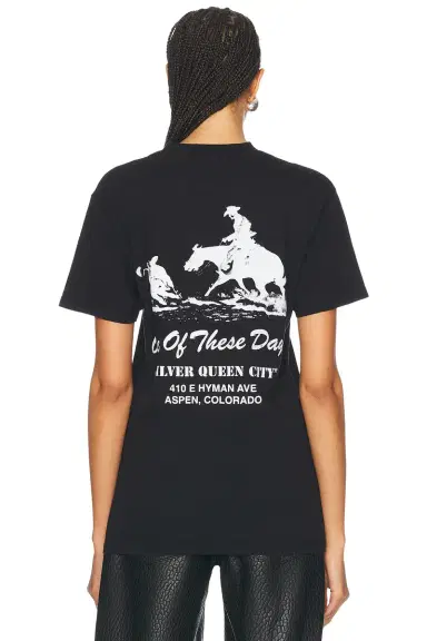 ONE OF THESE DAYS x FWRD Silver Queen City Tee | Thumbnail 4