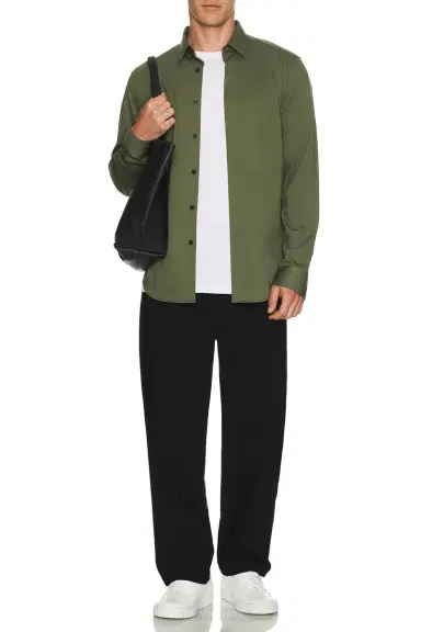 Theory Sylvain Structure Knit Shirt | Thumbnail 2