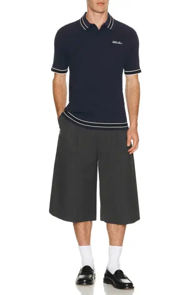 Khalhon Varsity Tipped Rib Polo | Thumbnail 3