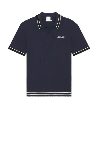 Khalhon Varsity Tipped Rib Polo | Thumbnail 4