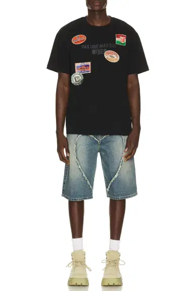 CARNE BOLLENTE Love Denim Shorts | Thumbnail 3 CARNE BOLLENTE Love Denim Shorts | Thumbnail 3