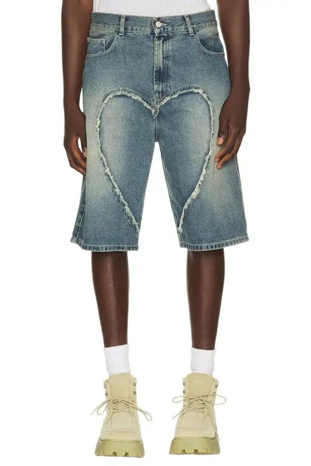 CARNE BOLLENTE Love Denim Shorts