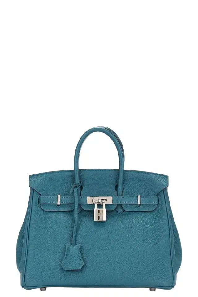 HERMÈS Hermes Clemence Birkin 25 Handbag