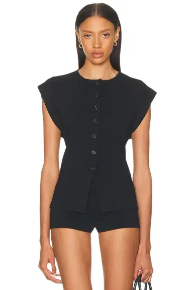 EAVES Janith Sleeveless Cardigan | Thumbnail 1
