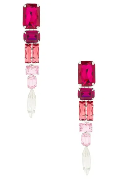 AREA Ombre Crystal Drop Earrings | Thumbnail 1 AREA Ombre Crystal Drop Earrings | Thumbnail 1