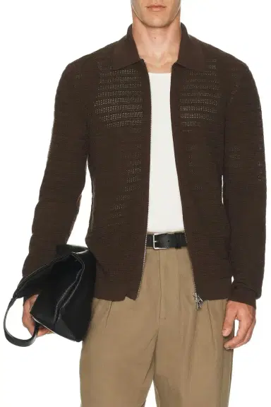 NN07 Gustav Long Sleeve Zip Sweater | Thumbnail 1